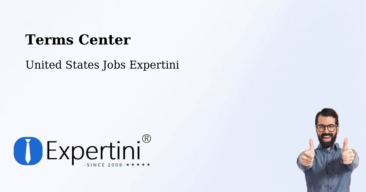 Terms of Service – Johns Creek - United States Jobs Expertini